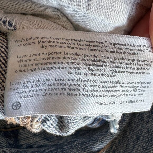 Oshkosh B'gosh Kids Turcker Denim Jean Jacket Size 10 Light Wash Blue Boys Girls - Picture 6 of 11